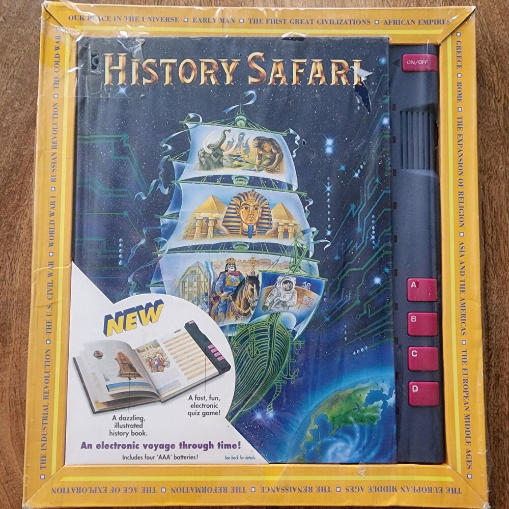 Vtg Educational Insights History Safari Electronic Book Quiz Game Untested